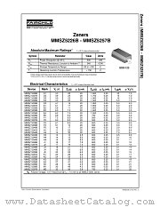 MMSZ5226B datasheet pdf Fairchild Semiconductor