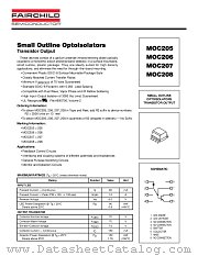 MOC206-M datasheet pdf Fairchild Semiconductor