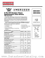 MOC3052-M datasheet pdf Fairchild Semiconductor