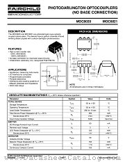 MOC8020 datasheet pdf Fairchild Semiconductor