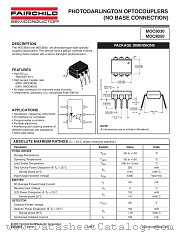 MOC8050 datasheet pdf Fairchild Semiconductor