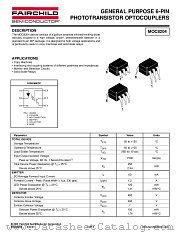 MOC8204 datasheet pdf Fairchild Semiconductor