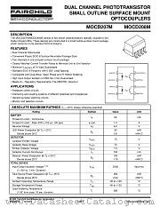 MOCD208-M datasheet pdf Fairchild Semiconductor