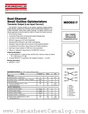 MOCD217-M datasheet pdf Fairchild Semiconductor