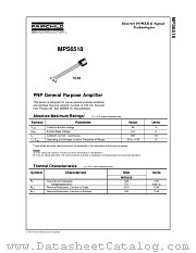 MPS6518 datasheet pdf Fairchild Semiconductor