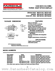 MST6110C datasheet pdf Fairchild Semiconductor