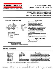 MST6141C datasheet pdf Fairchild Semiconductor