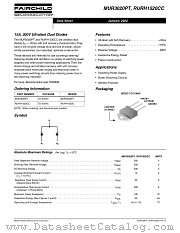 MUR3020PT datasheet pdf Fairchild Semiconductor