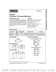 NC7S00 datasheet pdf Fairchild Semiconductor