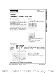 NC7SP00 datasheet pdf Fairchild Semiconductor
