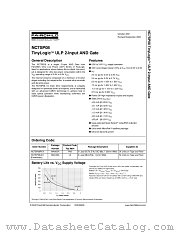 NC7SP08 datasheet pdf Fairchild Semiconductor