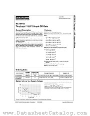 NC7SP32 datasheet pdf Fairchild Semiconductor