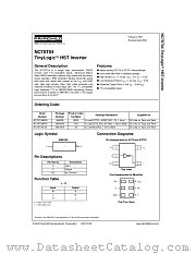 NC7ST04 datasheet pdf Fairchild Semiconductor