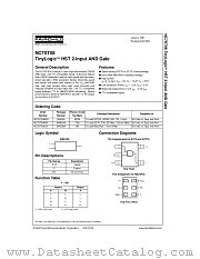NC7ST08 datasheet pdf Fairchild Semiconductor