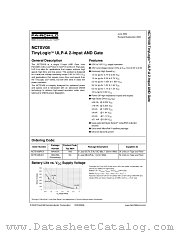 NC7SV08 datasheet pdf Fairchild Semiconductor