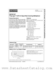 NC7SV157 datasheet pdf Fairchild Semiconductor