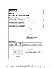 NC7SV32 datasheet pdf Fairchild Semiconductor