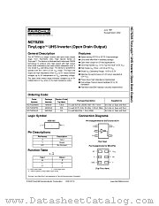 NC7SZ05 datasheet pdf Fairchild Semiconductor