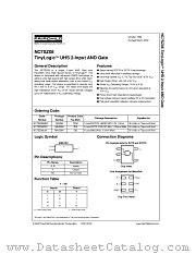 NC7SZ08 datasheet pdf Fairchild Semiconductor