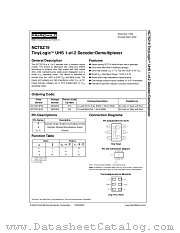 NC7SZ19 datasheet pdf Fairchild Semiconductor