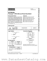 NC7WB3306 datasheet pdf Fairchild Semiconductor