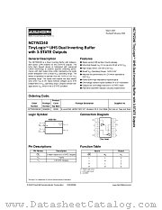 NC7WZ240 datasheet pdf Fairchild Semiconductor