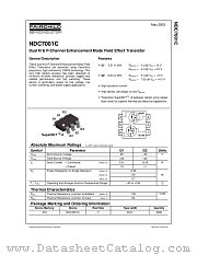 NDC7001C datasheet pdf Fairchild Semiconductor