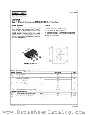 NDC7002N datasheet pdf Fairchild Semiconductor
