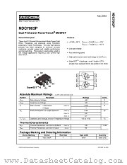 NDC7003P datasheet pdf Fairchild Semiconductor