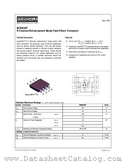 NDH834P datasheet pdf Fairchild Semiconductor