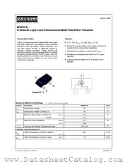 NDS351N datasheet pdf Fairchild Semiconductor