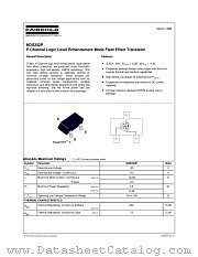 NDS352P datasheet pdf Fairchild Semiconductor