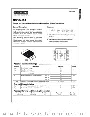 NDS9410A datasheet pdf Fairchild Semiconductor