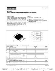 NDS9956A datasheet pdf Fairchild Semiconductor
