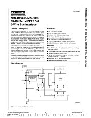 NM24C08U datasheet pdf Fairchild Semiconductor