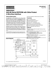 NM24C65U datasheet pdf Fairchild Semiconductor