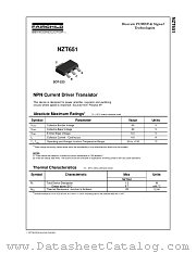 NZT651 datasheet pdf Fairchild Semiconductor
