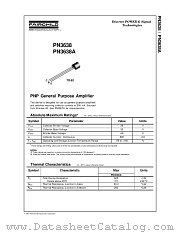 PN3638 datasheet pdf Fairchild Semiconductor