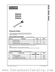 PN5434 datasheet pdf Fairchild Semiconductor