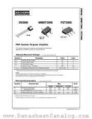 PZT3906 datasheet pdf Fairchild Semiconductor