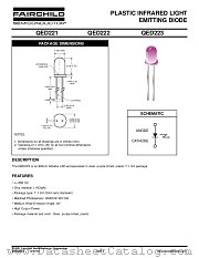 QED222 datasheet pdf Fairchild Semiconductor