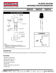 QSD723 datasheet pdf Fairchild Semiconductor