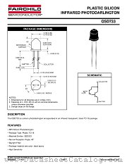 QSD733 datasheet pdf Fairchild Semiconductor