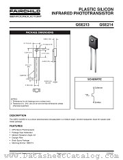QSE213 datasheet pdf Fairchild Semiconductor