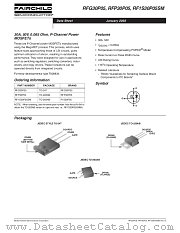 RF1S30P05SM datasheet pdf Fairchild Semiconductor