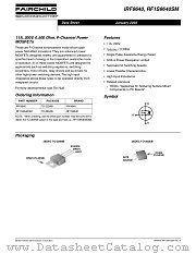 RF1S9640SM datasheet pdf Fairchild Semiconductor