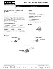 RFD14N05 datasheet pdf Fairchild Semiconductor