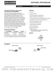 RFD16N05LSM datasheet pdf Fairchild Semiconductor