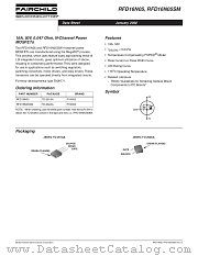 RFD16N05SM datasheet pdf Fairchild Semiconductor
