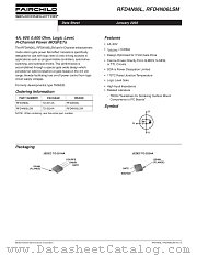 RFD4N06LSM datasheet pdf Fairchild Semiconductor